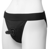 Трусики с плугом Vac-U-Lock Panty Harness with Plug Full Back - L/XL - 0