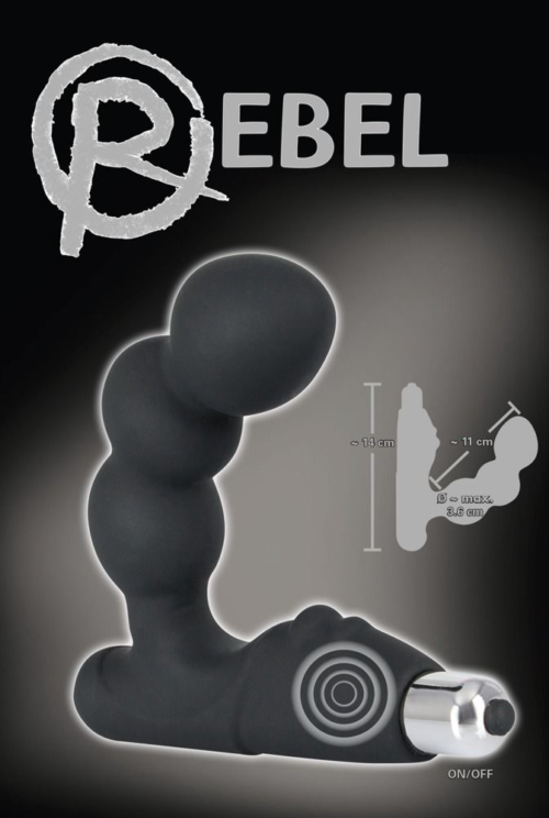 Стимулятор простаты с вибрацией Rebel Bead-shaped Prostate Stimulator - 4