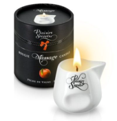 Массажная свеча с ароматом персика Bougie Massage Gourmande Pêche - 80 мл. - 0