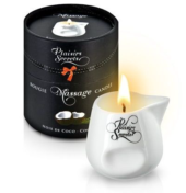 Массажная свеча с ароматом кокоса Bougie de Massage Gourmande Coco - 80 мл. - 0