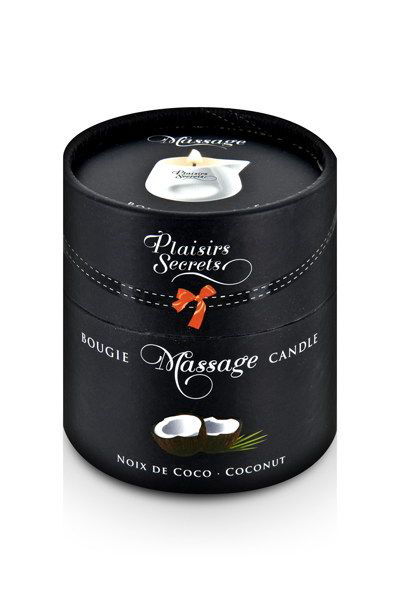 Массажная свеча с ароматом кокоса Bougie de Massage Gourmande Coco - 80 мл. - 1