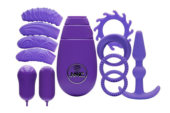Фиолетовый вибронабор FLIRTY KIT SET - 0
