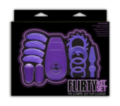 Фиолетовый вибронабор FLIRTY KIT SET - 1