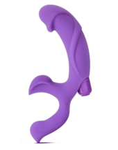 Фиолетовый массажёр простаты с вибрацией Adonis - 0