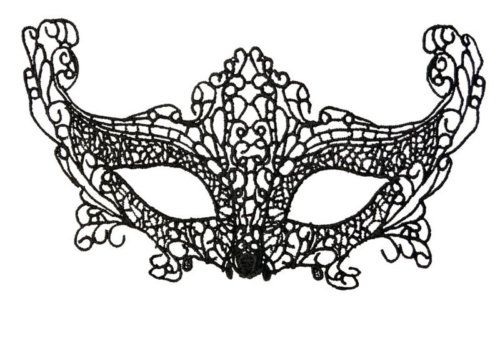 Нитяная маска в форме лисички - 0