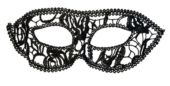 Нитяная маскарадная маска на глаза - 0