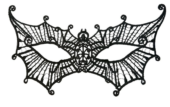 Нитяная маска в форме паутинки - 0