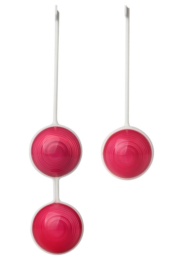 Красные вагинальные шарики Z Beads-Ruby в силиконовых корпусах - 0