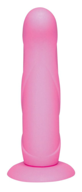 Розовый страпон на трусиках с регулируемыми бретелями Smile - 16 см. - 2