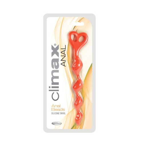 Анальная цепочка Climax Anal Silicone Swirl - 27 см. - 1