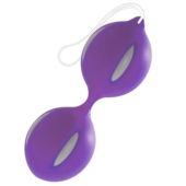 Фиолетово-белые вагинальные шарики - 0
