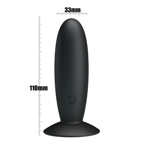 Анальная пробка с вибрацией Butt Plug Massager - 11 см. - 4