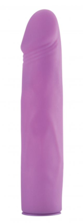 Фиолетовый страпон Deluxe Silicone Strap On 10 Inch - 25 см. - 2