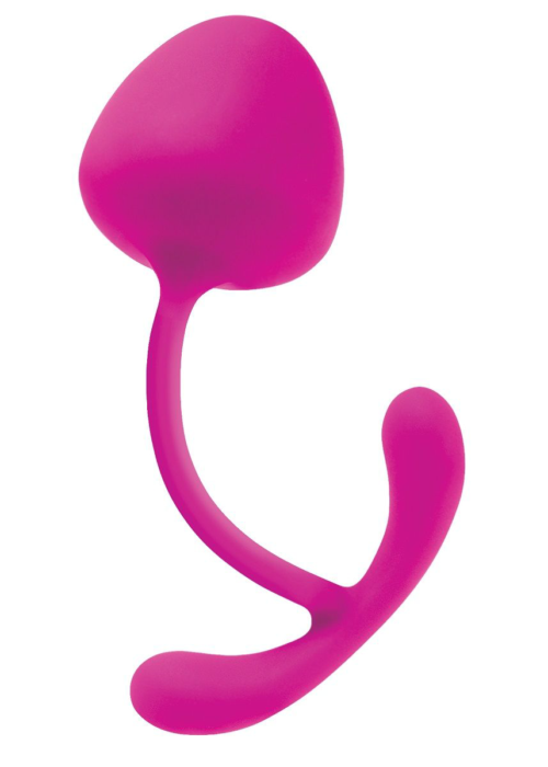 Розовый вагинальный шарик Vee - 0
