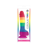 Радужный фаллоимитатор Pride Edition 6 Dildo - 21 см. - 1