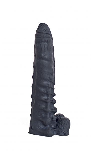 Чёрный фаллоимитатор-гигант Аватар - 31 см. - 1