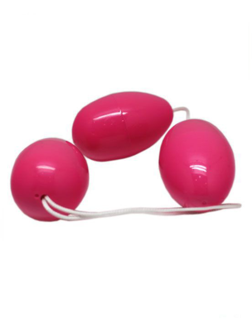Розовые анально-вагинальные шарики - 1