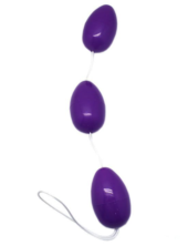 Фиолетовые анально-вагинальные шарики - 1