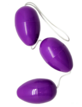 Фиолетовые анально-вагинальные шарики - 0