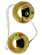 Золотистые шарики со смещённым центром тяжести - 2