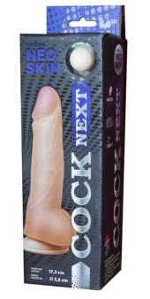 Фаллоимитатор с мошонкой COCK NEXT 6 - 17,3 см. - 1