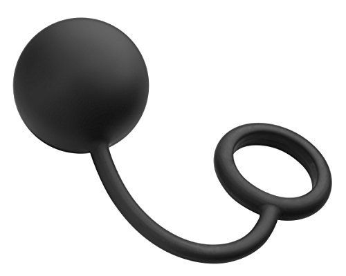 Эрекционное кольцо с анальным шариком - 0