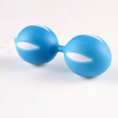 Голубые вагинальные шарики SMART BALLS в блистере - 1