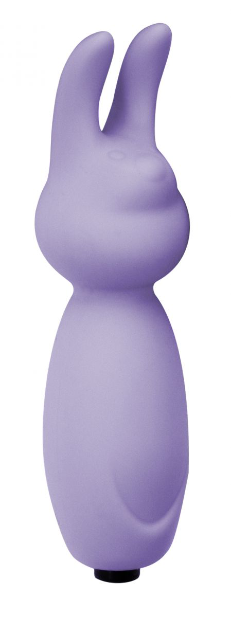 Фиолетовый мини-вибратор с ушками Emotions Funny Bunny Lavender - 2