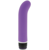 Фиолетовый вибратор PURRFECT SILICONE CLASSIC G-SPOT PURPLE - 17,5 см. - 0