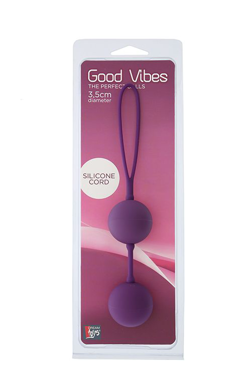Фиолетовые вагинальные шарики GOOD VIBES THE PERFECT BALLS PURPLE - 1