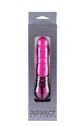 Розовый мини-вибратор PURRFECT SILICONE 10FUNCTION VIBE PINK - 1