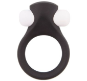 Чёрное эрекционное виброкольцо LIT-UP SILICONE STIMU RING 2 BLACK - 0