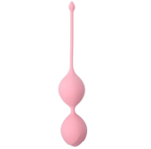 Розовые вагинальные шарики SEE YOU IN BLOOM DUO BALLS 36MM - 0