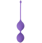 Фиолетовые вагинальные шарики SEE YOU IN BLOOM DUO BALLS 36MM - 0