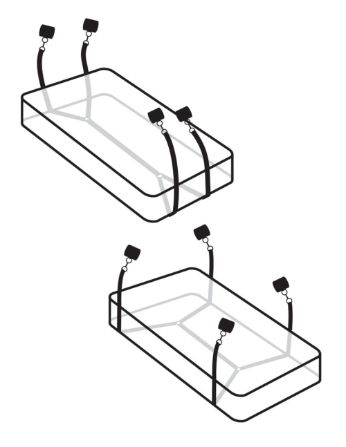 Фиксаторы для кровати Wraparound Mattress Restraints - 1