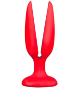 Красная пробка-бутон MENZSTUFF FLOWER BUTT PLUG 5INCH - 13,5 см. - 0