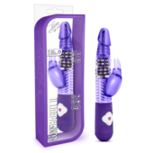 Фиолетовый вибратор с клиторальной стимуляцией Luxe Rabbit 2 - 26 см. - 2