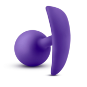 Фиолетовая пробка-шар для ношения Luxe Wearable Vibra Plug - 8,9 см. - 1