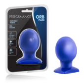 Синяя шаровидная пробка Performance Orb Plug - 10,2 см. - 2