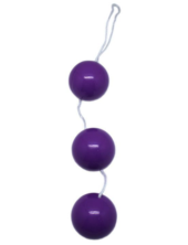 Фиолетовые тройные вагинальные шарики - 2