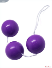 Фиолетовые тройные вагинальные шарики - 3