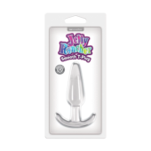 Прозрачная анальная пробка прозрачная Jelly Rancher T-Plug Smooth - 11 см. - 1