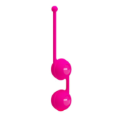 Ярко-розовые вагинальные шарики Kegel Tighten Up III - 1