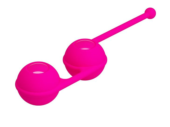 Ярко-розовые вагинальные шарики Kegel Tighten Up III - 0