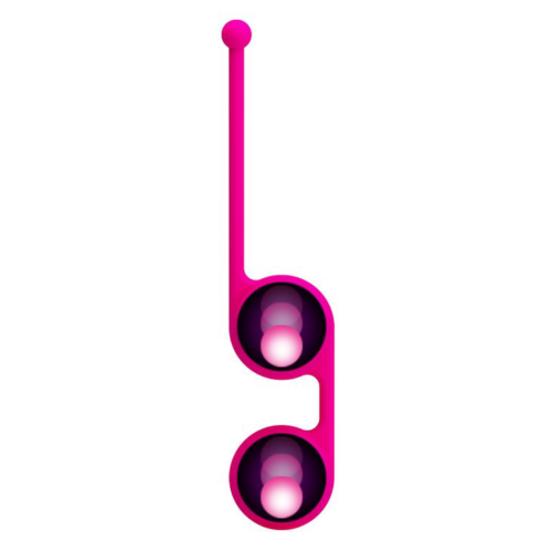 Ярко-розовые вагинальные шарики Kegel Tighten Up III - 3
