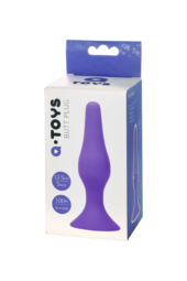 Фиолетовая анальная втулка Toyfa A-toys - 12,5 см. - 7