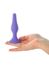 Фиолетовая анальная втулка Toyfa A-toys - 12,5 см. - 6
