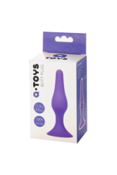 Фиолетовая анальная втулка Toyfa A-toys - 11,3 см. - 7