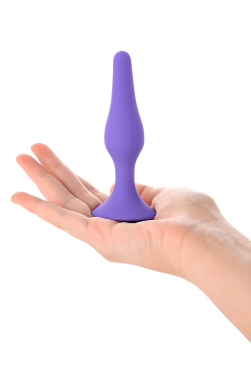 Фиолетовая анальная втулка Toyfa A-toys - 11,3 см. - 6