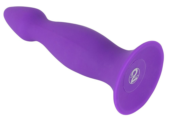 Фиолетовая анальная вибропробка Pure Lilac Vibes - 18 см. - 1